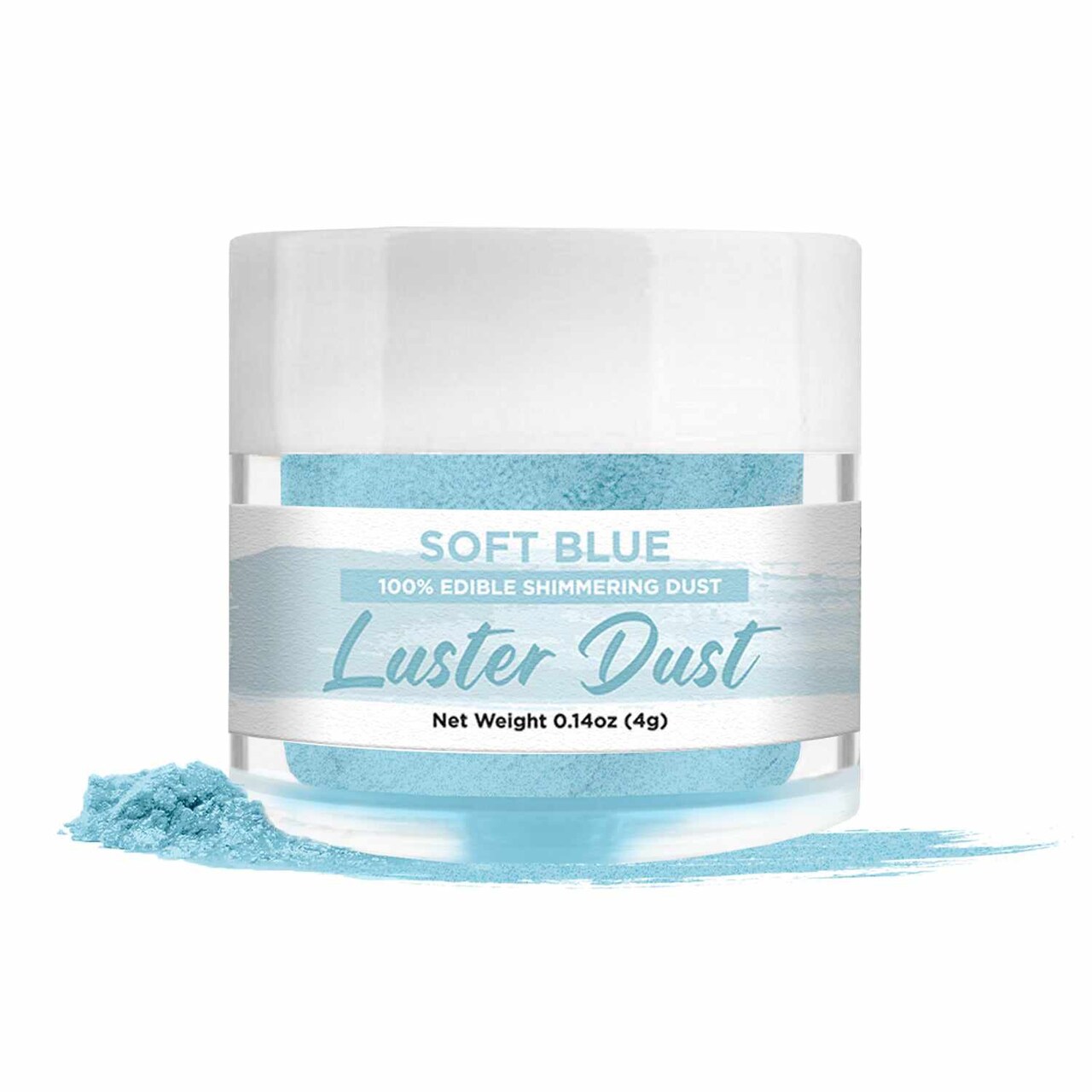 Soft Blue Luster Dust 4 Gram Jar
